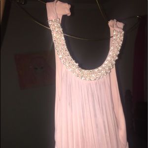 Pink prom dress